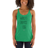 World's Okayest Yogi - Women's Racerback Tank